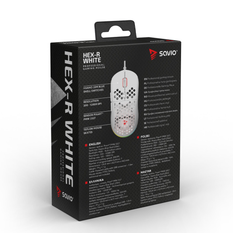 Mysz Gamingowa HEX-R White Mysz Gamingowa HEX-R White
