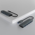 4-portowy hub USB-C 3.1 AK-54