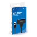 Adapter USB-A 3.1 Gen 1 do SATA 2.5" AK-68