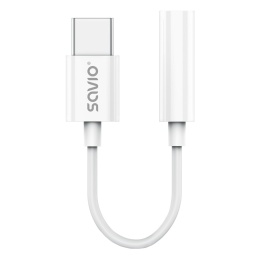 Adapter USB-C, Mini Jack 3,5 mm, AK-52