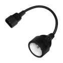 Adapter zasilania IEC C14 - CEE 7/5 (E) 15 cm CL-180