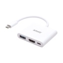 Hub USB Typ C - HDMI, USB 3.0, PD AK-48