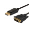 Kabel DisplayPort (M) - DVI (M) 1,8m CL-106