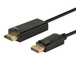 Kabel DisplayPort (M) - HDMI (M) 1,5m CL-56