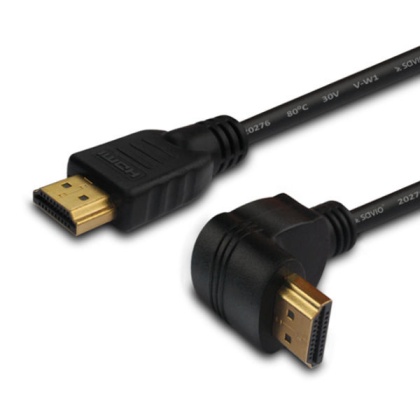 Kabel HDMI (M) 1,5m, KĄTOWY, CL-04