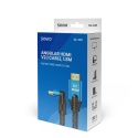 Kabel HDMI (M) v2.1, 1,8m, kątowy, CL-147