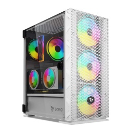 Obudowa X1 ARGB Mesh/Glass RAPTOR White