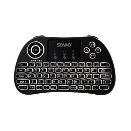 Podświetlana klawiatura bezprzewodowa TV Box, Smart TV, konsole, PC KW-02