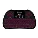 Podświetlana mini klawiatura bezprzewodowa RGB TV Box, Smart TV, konsole, PC KW-03