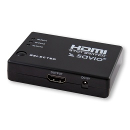 Switch HDMI - 3 porty + pilot CL-28