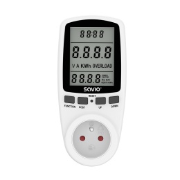 Watomierz, kalkulator energii z wyświetlaczem LCD, AE-01