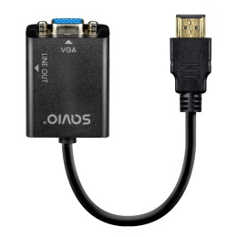 Adapter HDMI – VGA z audio AK-76