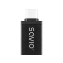 Adapter USB-A 3.1 (Ż) – USB-C 3.1 (M) AK-80