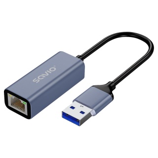 Adapter USB-A – RJ-45 Gigabit Ethernet, AK-83