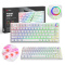 Bezprzewodowa klawiatura mechaniczna Phenix White RED
