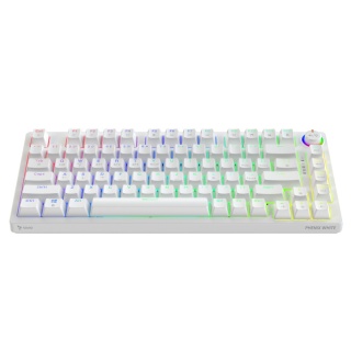 Bezprzewodowa klawiatura mechaniczna Phenix White RED