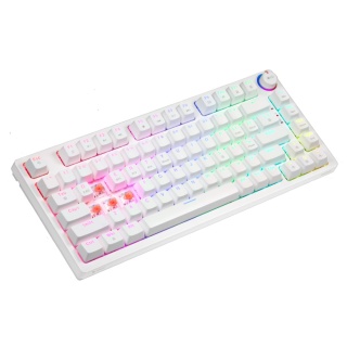 Bezprzewodowa klawiatura mechaniczna Phenix White RED