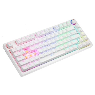 Bezprzewodowa klawiatura mechaniczna Phenix White YELLOW ABS