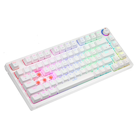Bezprzewodowa klawiatura mechaniczna Phenix White YELLOW