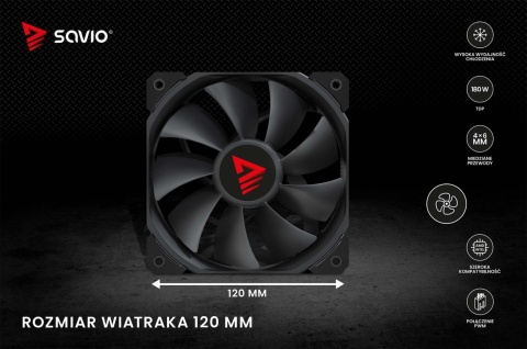 Chłodzenie CPU VORTEX X2 BLACK Chłodzenie CPU VORTEX X2 BLACK
