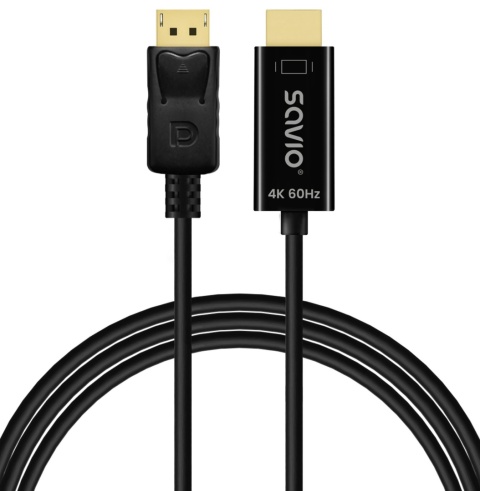 Kabel Display Port do HDMI 4K 60Hz, 1,5m CL-189