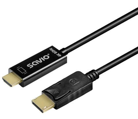 Kabel Display Port do HDMI 4K 60Hz, 1,5m CL-189