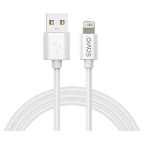 Kabel USB-A do Lightning SAVIO CL-193 2m