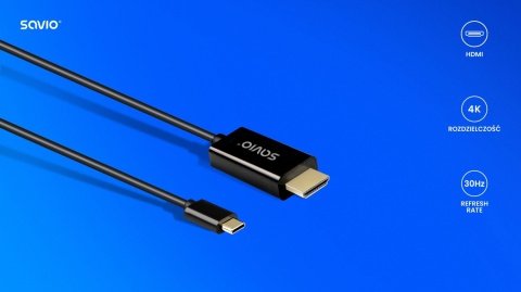 Kabel USB-C – HDMI 2m CL-191 Kabel USB-C – HDMI 2m CL-191
