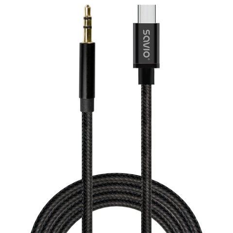 Kabel USB-C do mini-Jack 2m CL-188