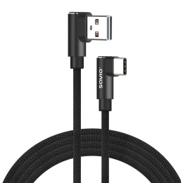 Kabel z dwustronnym złączem USB USB C - USB A 2m CL-164