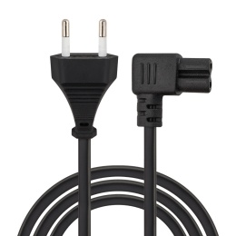 Kabel zasilający 2pin, C7 kątowy 5m zawieszka, CL-186