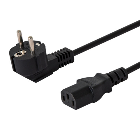 Kabel zasilający CEE 7/7 (E/F) - IEC C13 10 m CL-182 Kabel zasilający CEE 7/7 (E/F) - IEC C13 10 m CL-182