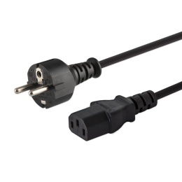 Kabel zasilający Schuko (M) - IEC C13 1,2m CL-89