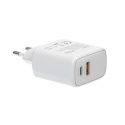 Ładowarka sieciowa 30W + kabel, biała LA-10 Ładowarka sieciowa 30W + kabel, biała LA-10