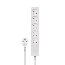 Listwa zasilająca 5 gniazd, 5m, LZ-10