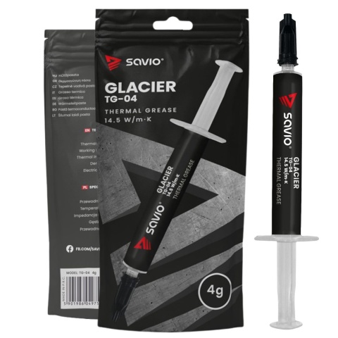 Pasta termoprzewodząca GLACIER TG-04 4g Pasta termoprzewodząca GLACIER TG-04 4g