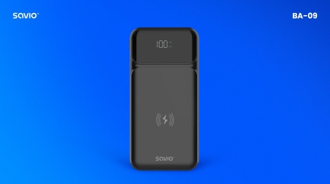 Power Bank 10000 mAh BA-09 ładowanie indukcyjne Power Bank 10000 mAh BA-09 ładowanie indukcyjne