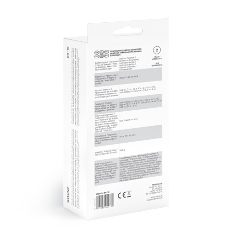 Powerbank 30000 mAh, BA-10