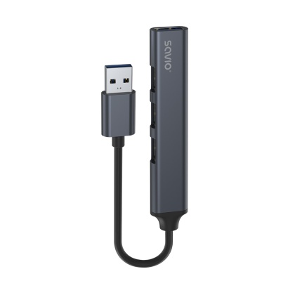 HUB USB-A - 3 × USB-A 2.0, 1 × USB-A 3.1 GEN 1 AK-70