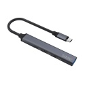 USB-C - 3 × USB-A 2.0, 1 × USB-A 3.1 GEN 1 HUB AK-71