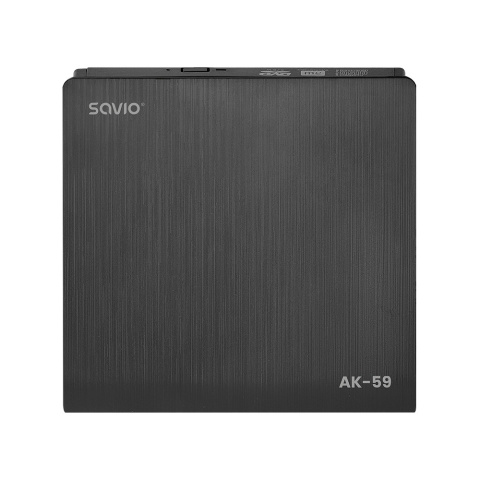 Zewnętrzna nagrywarka typu SLIM CD/DVD R/RW - USB C/USB-A AK-59 Zewnętrzna nagrywarka typu SLIM CD/DVD R/RW - USB C/USB-A AK-59