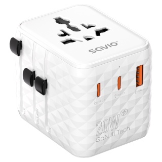 Uniwersalny adapter podróżny 20 W, AP-08