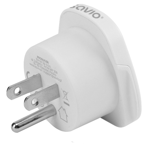 Adapter podróżny AP-07 gniazdo globalne – wtyk US