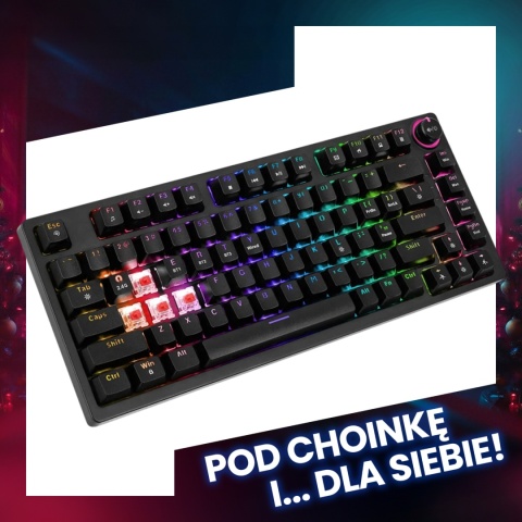 Bezprzewodowa klawiatura mechaniczna Phenix RED