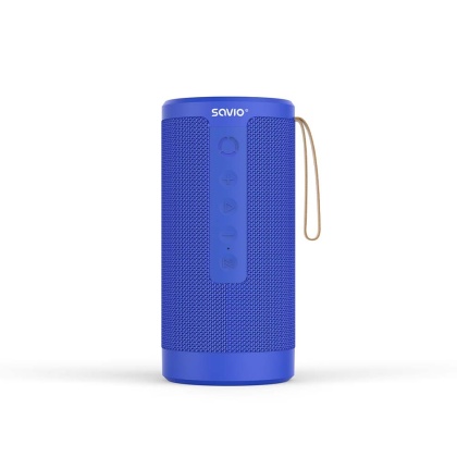 Głośnik Bluetooth STEREO, 2x5W niebieski, AUX, SD, TWS BS-031