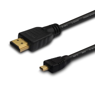 Kabel HDMI - micro HDMI 1m, czarny CL-39