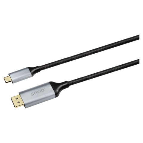 Kabel USB-C – DisplayPort CL-208 8K 60Hz (DSC), 2m