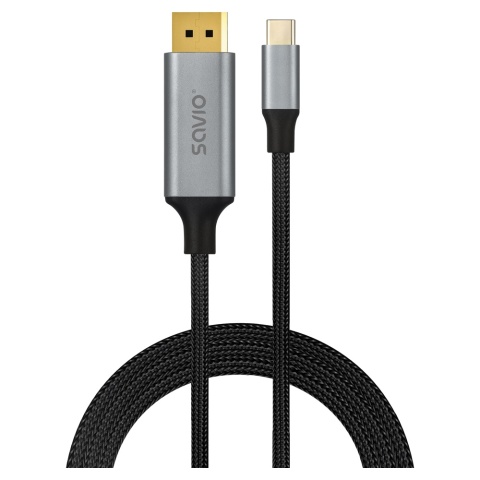 Kabel USB-C – DisplayPort CL-208 8K 60Hz (DSC), 2m