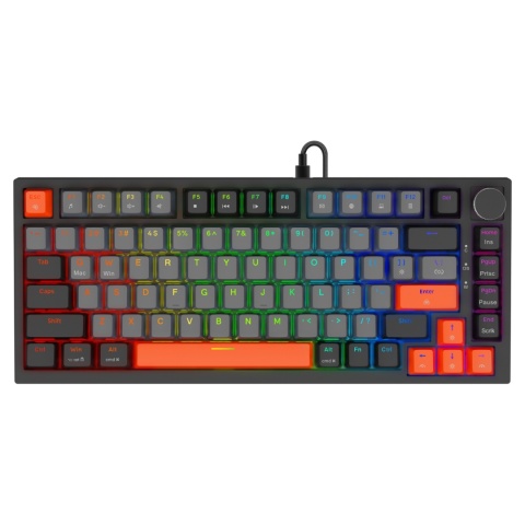 Klawiatura magnetyczna ASTRAL Black OUTEMU White Jade RGB 3 kolory keycapów