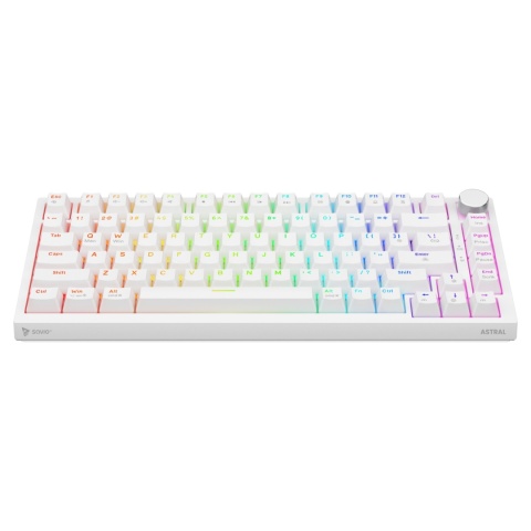 Klawiatura magnetyczna ASTRAL White OUTEMU White Jade, RGB